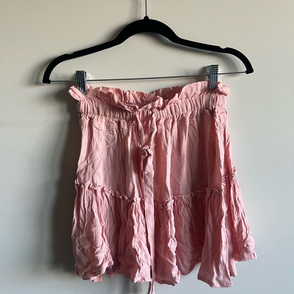 Amazon Two Piece Off Shoulder Drawstring Crop Top and Skirt Set - Picture 5 of 6